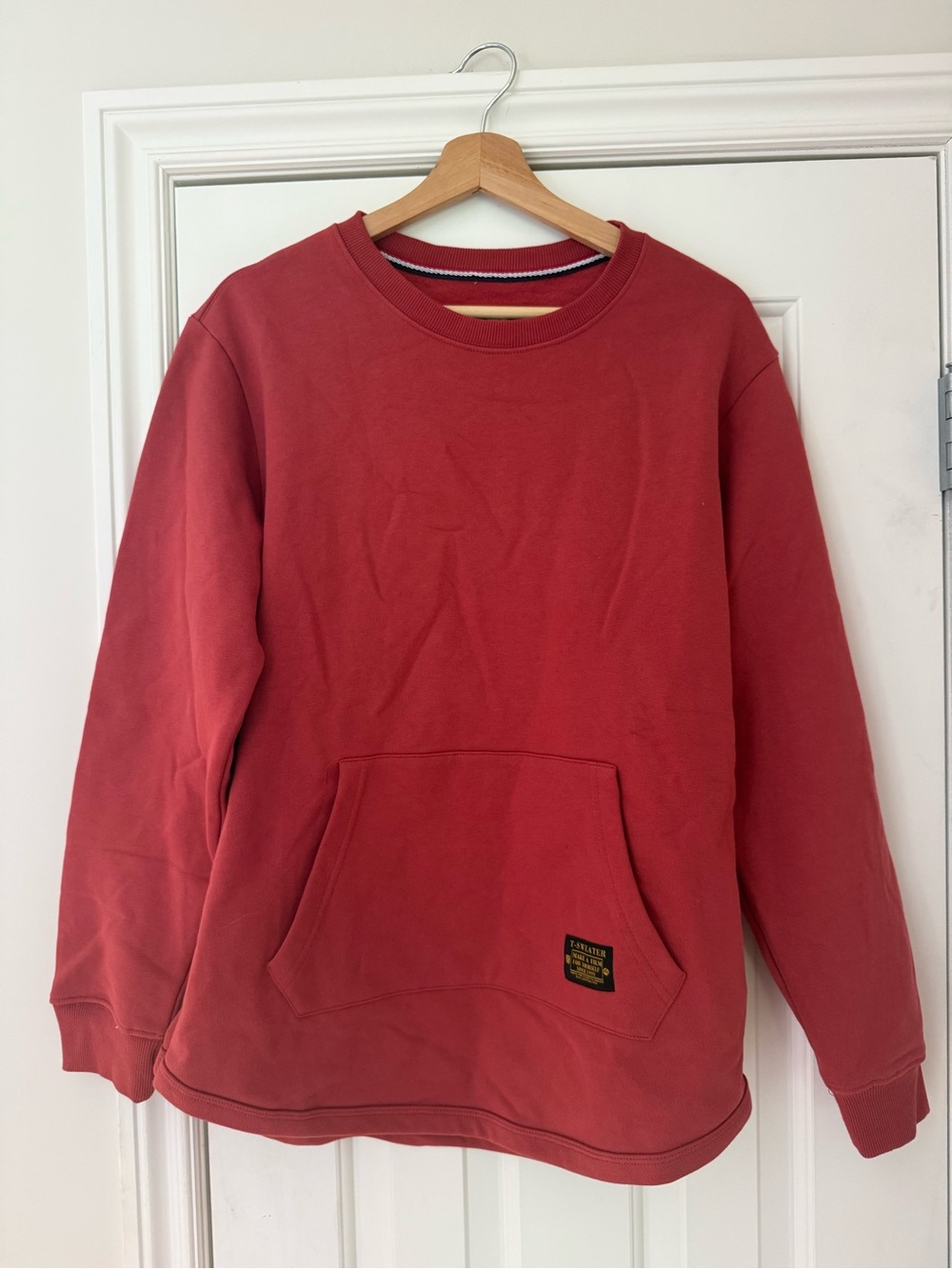 NWOT men’s kangaroo pouch heavyweight crew neck sweatshirt T sweater brand